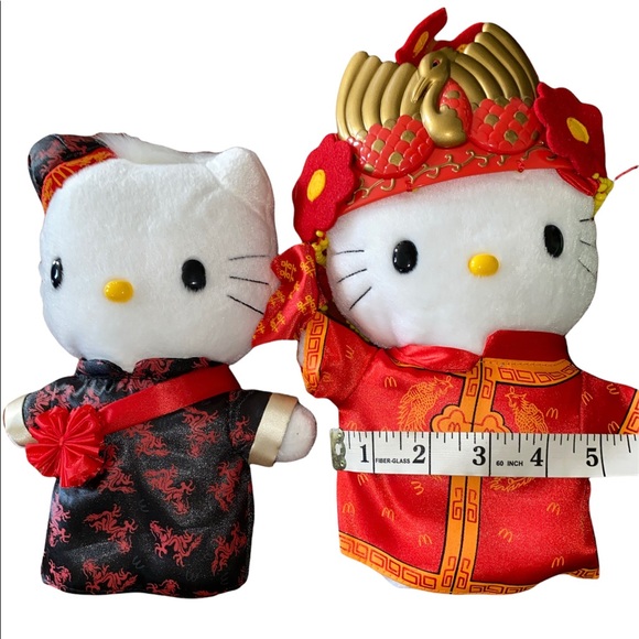 Mc Donald’s Hello Kitty & Dear Daniel 1999 Chinese Wedding Stuffed Dolls (NWOT) - Picture 3 of 5